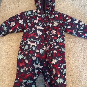 Columbia Infant Snowsuit with Colorful Pattern